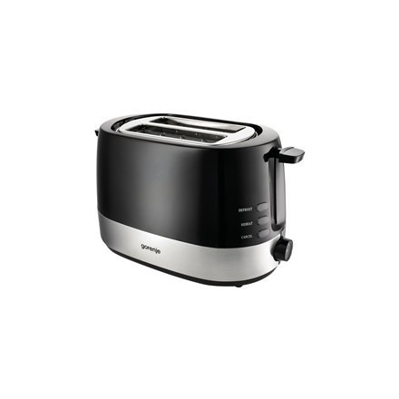 Gorenje | T850BK | Toaster | Power 850 W | Number of slots 2 | Housing material Plastic + metal | Black Gorenje | T850BK | Toaster | Power 850 W | Number of slots 2 | Housing material Plastic + metal | Black