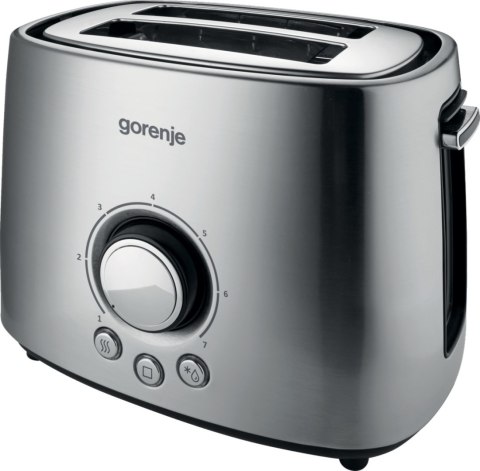 Gorenje | Toaster | T1000E | Power 1000 W | Number of slots 2 | Housing material Metal | Stainless Steel Gorenje | Toaster | T1000E | Power 1000 W | Number of slots 2 | Housing material Metal | Stainless Steel