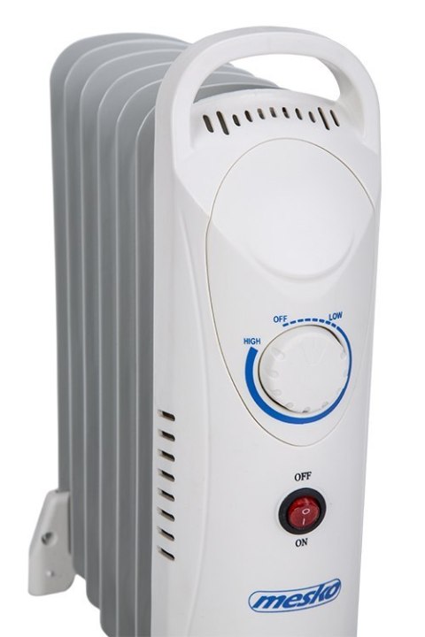 Grzejnik Olejowy Mesko MS 7804, 700 W, 1 Poziom Zasilania, Biały Grzejnik Olejowy Mesko MS 7804, 700 W, 1 Poziom Zasilania, Biały