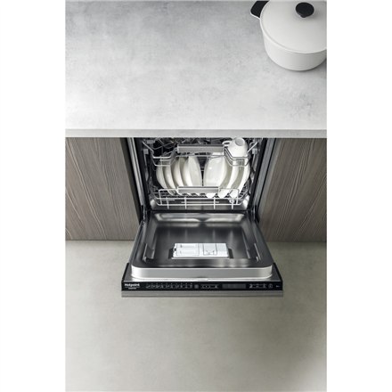 Hotpoint Ariston | Built-in | Dishwasher Fully integrated | HSIP 4O21 WFE | Width 44.8 cm | Height 82 cm | Class E | Eco Program Hotpoint Ariston | Built-in | Dishwasher Fully integrated | HSIP 4O21 WFE | Width 44.8 cm | Height 82 cm | Class E | Eco Program