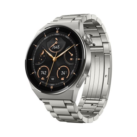 Huawei Watch GT | 3 Pro | Inteligentny zegarek | Tytan | 46 mm | Czarny | Srebrny | Odporny na kurz | Wodoodporny Huawei Watch GT | 3 Pro | Inteligentny zegarek | Tytan | 46 mm | Czarny | Srebrny | Odporny na kurz | Wodoodporny