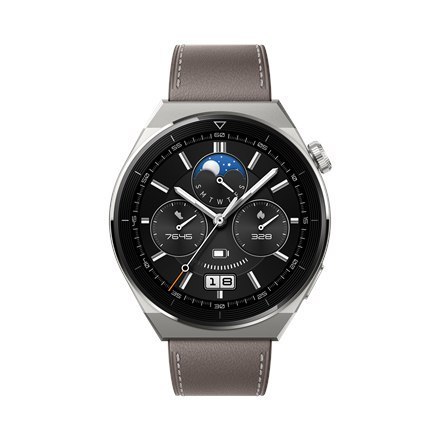 Huawei Watch GT | 3 Pro | Smart watch | Titanium | 46 mm | Black | Grey | Silver | Dustproof | Waterproof Huawei Watch GT | 3 Pro | Smart watch | Titanium | 46 mm | Black | Grey | Silver | Dustproof | Waterproof