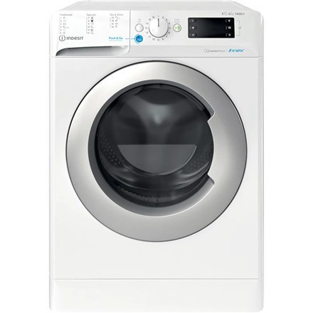 INDESIT | BDE 86435 9EWS EU | Washing machine with Dryer | Energy efficiency class D | Front loading | Washing capacity 8 kg | 1 INDESIT | BDE 86435 9EWS EU | Washing machine with Dryer | Energy efficiency class D | Front loading | Washing capacity 8 kg | 1