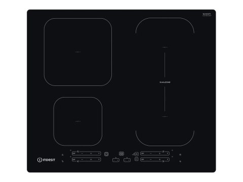 INDESIT | Płyta | IB 65B60 NE | Indukcja | Liczba palników/stref gotowania 4 | Dotykowy | Timer | Czarny INDESIT | Płyta | IB 65B60 NE | Indukcja | Liczba palników/stref gotowania 4 | Dotykowy | Timer | Czarny