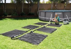 Intex Eco-Friendly Solar Heating Mat for Swimming Pool Black