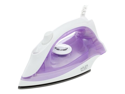 Iron | Adler | AD 5019 | With cord | 1600 W | Water tank capacity 100 ml | Continuous steam 10 g/min | Violet/White Iron | Adler | AD 5019 | With cord | 1600 W | Water tank capacity 100 ml | Continuous steam 10 g/min | Violet/White