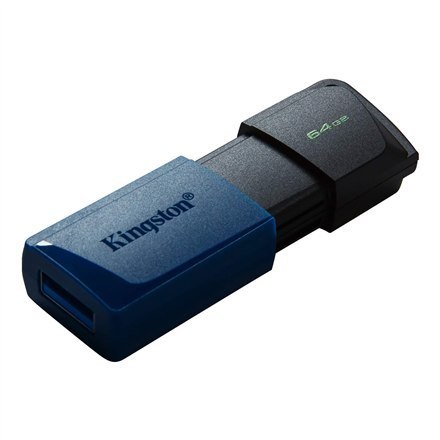 Kingston | USB 3.2 Flash Drive | DataTraveler Exodia M | 64 GB | USB 3.2 | Czarny/Niebieski Kingston | USB 3.2 Flash Drive | DataTraveler Exodia M | 64 GB | USB 3.2 | Czarny/Niebieski