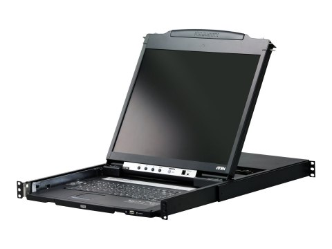 Konsola Aten CL5800N-ATA-AG PS/2-USB VGA Dual Rail 19", obsługa USB | Aten Konsola Aten CL5800N-ATA-AG PS/2-USB VGA Dual Rail 19", obsługa USB | Aten