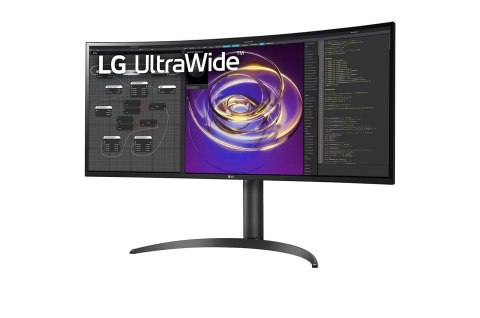 LG | Curved Monitor | 34WP85CP-B | 34 " | IPS | QHD | 21:9 | 60 Hz | 5 ms | 3440 x 1440 | 300 cd/m² | Porty HDMI w ilości 2 | Cz