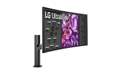 LG | Curved Monitor with Ergo Stand | 38WQ88C-W | 38 " | IPS | UHD | 21:9 | 60 Hz | 5 ms | 3840 x 1600 | 300 cd/m² | HDMI ports