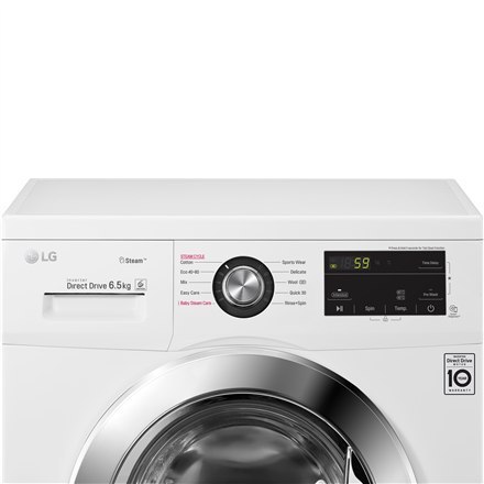 LG | F2J3WY5WE | Washing machine | Energy efficiency class E | Front loading | Washing capacity 6.5 kg | 1200 RPM | Depth 44 cm LG | F2J3WY5WE | Washing machine | Energy efficiency class E | Front loading | Washing capacity 6.5 kg | 1200 RPM | Depth 44 cm