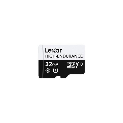 Lexar | Karta pamięci flash | Wysoka wytrzymałość | 32 GB | microSDHC | Klasa pamięci flash UHS-I Lexar | Karta pamięci flash | Wysoka wytrzymałość | 32 GB | microSDHC | Klasa pamięci flash UHS-I