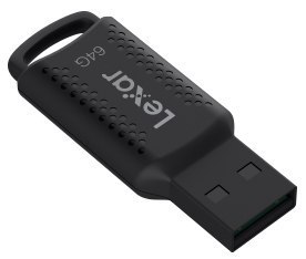 Lexar | Pamięć USB | JumpDrive V400 | 64 GB | USB 3.0 | Czarny Lexar | Pamięć USB | JumpDrive V400 | 64 GB | USB 3.0 | Czarny