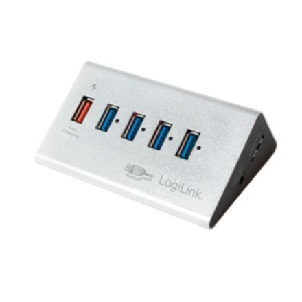 Logilink UA0227 USB 3.0 High Speed Hub 4-Port + 1x Fast Charging Port Logilink UA0227 USB 3.0 High Speed Hub 4-Port + 1x Fast Charging Port