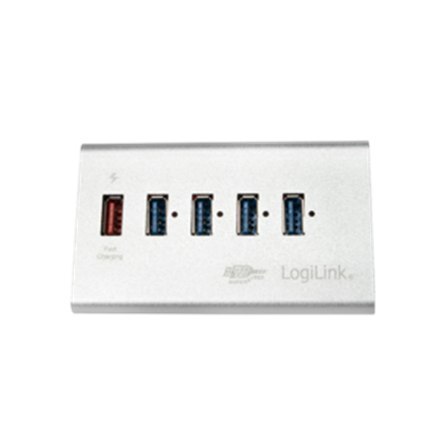 Logilink UA0227 USB 3.0 High Speed Hub 4-Port + 1x Fast Charging Port Logilink UA0227 USB 3.0 High Speed Hub 4-Port + 1x Fast Charging Port