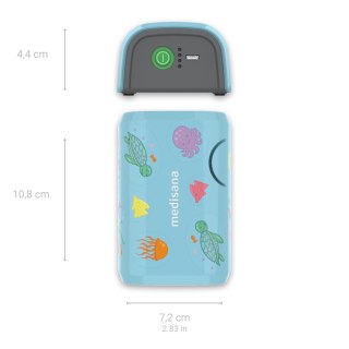 Medisana | Inhalator | IN 165 | High efficiency through innovative micro compressor technology. Powered by rechargeable battery: