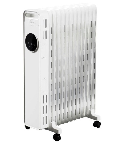 Midea Oil Radiator Heater | NY2513-22MR | Oil Radiator | 2500 W | Number of power levels 3 | Suitable for rooms up to 35 m² | Wh Midea Oil Radiator Heater | NY2513-22MR | Oil Radiator | 2500 W | Number of power levels 3 | Suitable for rooms up to 35 m² | Wh