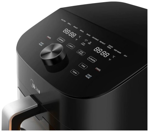 Midea Two Zone Airfryer | MAD1100DADK | Power 1850 W | Capacity 4.4/6.4 L | Rapid Air technology | Black Midea Two Zone Airfryer | MAD1100DADK | Power 1850 W | Capacity 4.4/6.4 L | Rapid Air technology | Black