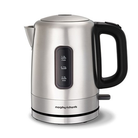 Morphy richards Accents Czajnik dzbankowy 101005 Elektryczny, 2200 W, 1 L, Szczotkowana stal nierdzewna, Podstawa obrotowa 360° Morphy richards Accents Czajnik dzbankowy 101005 Elektryczny, 2200 W, 1 L, Szczotkowana stal nierdzewna, Podstawa obrotowa 360°