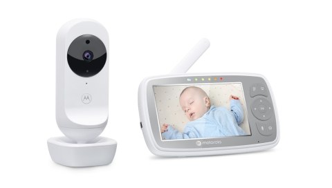 Motorola | Wi-Fi Video Baby Monitor | VM44 CONNECT 4.3" | 4.3" LCD colour display with 480 x 272px resolution; 2x digital zoom; Motorola | Wi-Fi Video Baby Monitor | VM44 CONNECT 4.3" | 4.3" LCD colour display with 480 x 272px resolution; 2x digital zoom;