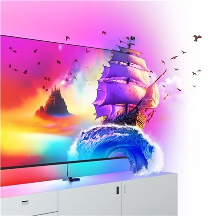 Nanoleaf 4D TV Screen Mirror + Light Strips Kit (dla TV i monitora do 85 cali) Nanoleaf | Nanoleaf 4D TV Screen Mirror + Light S Nanoleaf 4D TV Screen Mirror + Light Strips Kit (dla TV i monitora do 85 cali) Nanoleaf | Nanoleaf 4D TV Screen Mirror + Light S