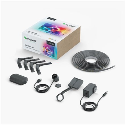 Nanoleaf 4D TV Screen Mirror + Light Strips Kit (do telewizora i monitora do 65 cali) Nanoleaf | Nanoleaf 4D TV Screen Mirror + Nanoleaf 4D TV Screen Mirror + Light Strips Kit (do telewizora i monitora do 65 cali) Nanoleaf | Nanoleaf 4D TV Screen Mirror +