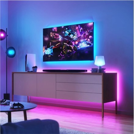 Nanoleaf Essentials Light Strips Expansion 2 Metry Nanoleaf | Pasujące do Nanoleaf Essentials Light Strips | 23 W | RGBCW | Blue Nanoleaf Essentials Light Strips Expansion 2 Metry Nanoleaf | Pasujące do Nanoleaf Essentials Light Strips | 23 W | RGBCW | Blue