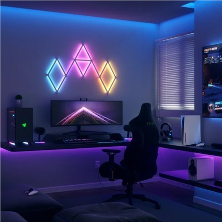 Nanoleaf Lines Starter Kit (15 panels) Nanoleaf | Lines Starter Kit (15 panels) | W | 16M+ colors Nanoleaf Lines Starter Kit (15 panels) Nanoleaf | Lines Starter Kit (15 panels) | W | 16M+ colors