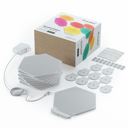 Nanoleaf | Shapes Hexagons Starter Kit (9 panels) | 16M+ Nanoleaf | Shapes Hexagons Starter Kit (9 panels) | 16M+