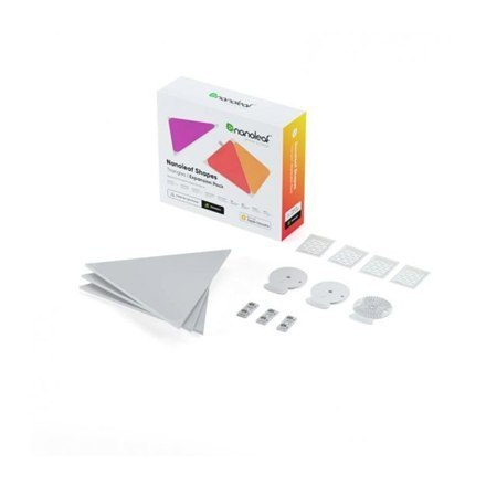 Nanoleaf | Shapes Triangles Expansion Pack (3 panels) | 1 x 1.5 W | 16M+ colours Nanoleaf | Shapes Triangles Expansion Pack (3 panels) | 1 x 1.5 W | 16M+ colours