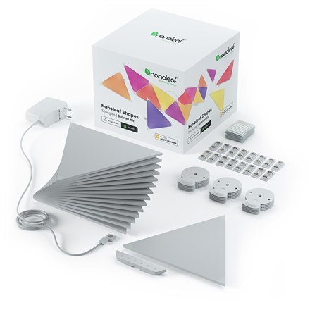 Nanoleaf | Shapes Triangles Starter Kit (15 panels) | 1.5 W | 16M+ colours Nanoleaf | Shapes Triangles Starter Kit (15 panels) | 1.5 W | 16M+ colours