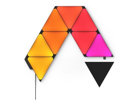 Nanoleaf|Shapes Black Triangles Starter Kit (9 panels)|42 W|WiFi Nanoleaf|Shapes Black Triangles Starter Kit (9 panels)|42 W|WiFi