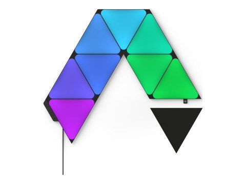 Nanoleaf|Shapes Black Triangles Starter Kit (9 panels)|42 W|WiFi Nanoleaf|Shapes Black Triangles Starter Kit (9 panels)|42 W|WiFi
