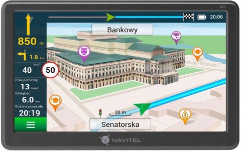Navitel | GPS Navigator With a Magnetic Mount | E707 Magnetic | 800 x 480 | GPS (satellite) | Maps included Navitel | GPS Navigator With a Magnetic Mount | E707 Magnetic | 800 x 480 | GPS (satellite) | Maps included