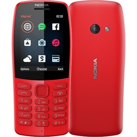 Nokia | 210 | Red | 2.4 " | TFT | 240 x 320 pixels | 16 MB | N/A MB | Dual SIM | Bluetooth | 3.0 | USB version microUSB | Main c Nokia | 210 | Red | 2.4 " | TFT | 240 x 320 pixels | 16 MB | N/A MB | Dual SIM | Bluetooth | 3.0 | USB version microUSB | Main c