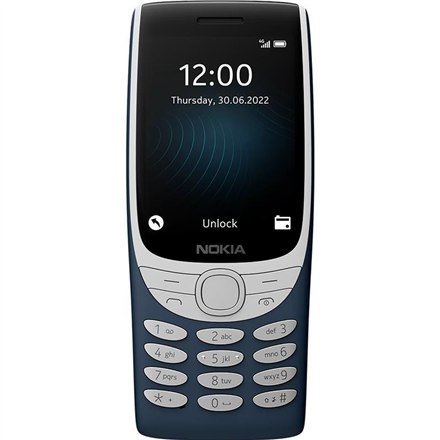 Nokia | 8210 | Blue | 2.8 " | TFT LCD | Unisoc | T107 | Internal RAM 0.048 GB | 0.128 GB | microSDHC | Dual SIM | Nano-SIM | 4G Nokia | 8210 | Blue | 2.8 " | TFT LCD | Unisoc | T107 | Internal RAM 0.048 GB | 0.128 GB | microSDHC | Dual SIM | Nano-SIM | 4G