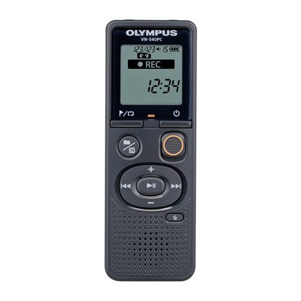 Olympus | Digital Voice Recorder | VN-540PC | Black | Segment display 1.39' | WMA Olympus | Digital Voice Recorder | VN-540PC | Black | Segment display 1.39' | WMA