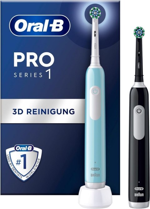 Oral-B | Electric Toothbrush, Duo pack | Pro Series 1 | Rechargeable | For adults | Number of brush heads included 2 | Number of Oral-B | Electric Toothbrush, Duo pack | Pro Series 1 | Rechargeable | For adults | Number of brush heads included 2 | Number of