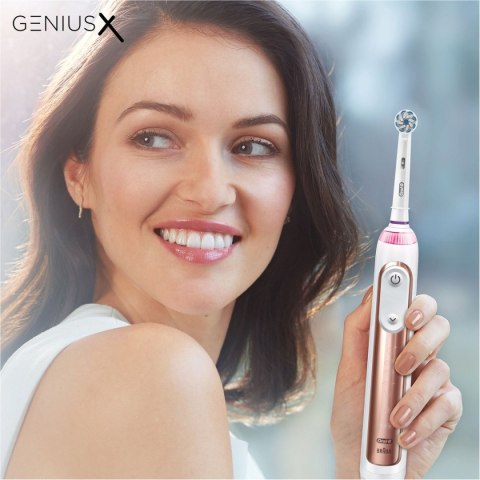 Oral-B Electric Toothbrush | Genius X | Rechargeable | For adults and children | Number of brush heads included 1 | Number of te Oral-B Electric Toothbrush | Genius X | Rechargeable | For adults and children | Number of brush heads included 1 | Number of te