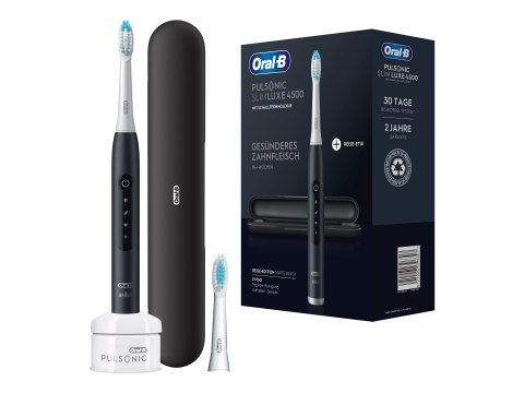 Oral-B Electric Toothbrush | Pulsonic Slim Luxe 4500 | Rechargeable | For adults | Number of brush heads included 2 | Number of Oral-B Electric Toothbrush | Pulsonic Slim Luxe 4500 | Rechargeable | For adults | Number of brush heads included 2 | Number of
