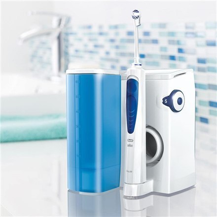 Oral-B | MD 20 OxyJet | Irygator doustny | 600 ml | Liczba głów 4 | Biało niebieski Oral-B | MD 20 OxyJet | Irygator doustny | 600 ml | Liczba głów 4 | Biało niebieski