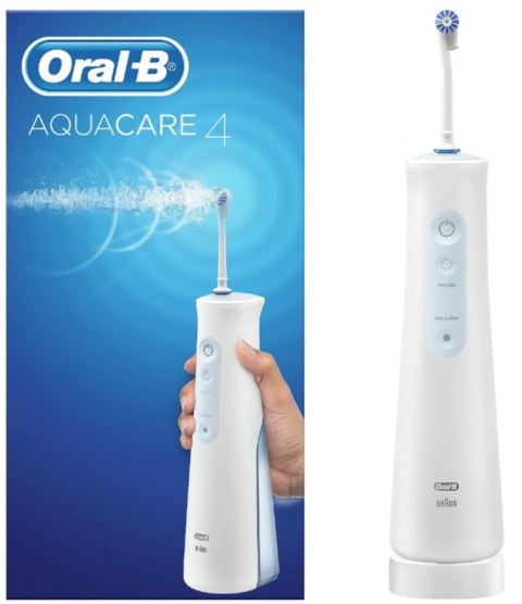 Oral-B | Oral Irrigator | Aqua Care 4 | 150 ml | Number of heads 1 | White Oral-B | Oral Irrigator | Aqua Care 4 | 150 ml | Number of heads 1 | White