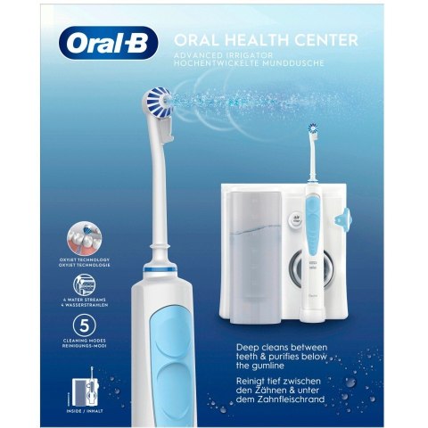 Oral-B Oral Irrigator | MD20 Oxyjet | 600 ml | Number of heads 2 | White Oral-B Oral Irrigator | MD20 Oxyjet | 600 ml | Number of heads 2 | White