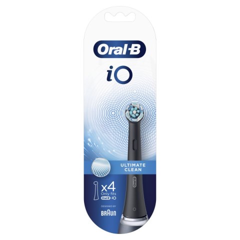 Oral-B | Wymiana szczoteczki | iO Ultimate Clean | Główki | Dla dorosłych | Liczba główek szczoteczki w zestawie 4 | Liczba tryb Oral-B | Wymiana szczoteczki | iO Ultimate Clean | Główki | Dla dorosłych | Liczba główek szczoteczki w zestawie 4 | Liczba tryb