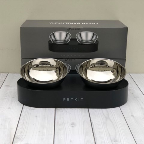 PETKIT Miska Fresh Nano Metal Pojemność 0,48 L, Materiał ABS/stal nierdzewna, Czarny PETKIT Miska Fresh Nano Metal Pojemność 0,48 L, Materiał ABS/stal nierdzewna, Czarny