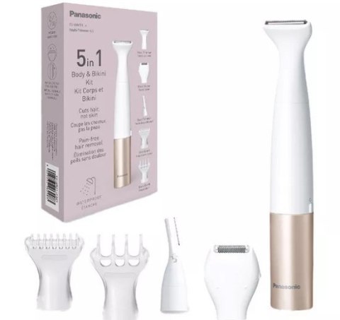Panasonic 5-in-1 Body & Bikini Trimmer Kit ES-WM31, White/Gold Rose | Panasonic Panasonic 5-in-1 Body & Bikini Trimmer Kit ES-WM31, White/Gold Rose | Panasonic
