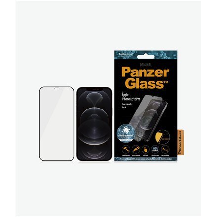 PanzerGlass | Screen protector - glass | Apple iPhone 12 mini | Glass | Black | Transparent PanzerGlass | Screen protector - glass | Apple iPhone 12 mini | Glass | Black | Transparent