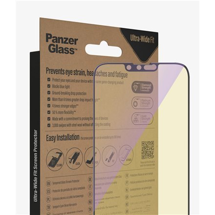 PanzerGlass | Screen protector - glass | Apple iPhone 13 Pro Max, 14 Plus | Polyethylene terephthalate (PET) | Black | Transpare PanzerGlass | Screen protector - glass | Apple iPhone 13 Pro Max, 14 Plus | Polyethylene terephthalate (PET) | Black | Transpare