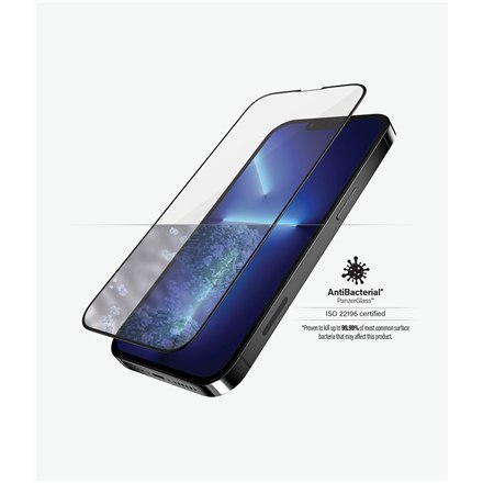PanzerGlass | Screen protector - glass | Apple iPhone 13 Pro Max | Tempered glass | Black | Transparent PanzerGlass | Screen protector - glass | Apple iPhone 13 Pro Max | Tempered glass | Black | Transparent