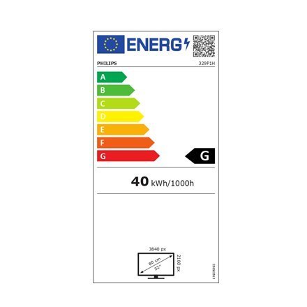 Philips | 329P1H | 31,5 " | IPS | 4K UHD | 16:9 | 4 ms | 350 cd/m² | Czarny | Porty HDMI w ilości 2 | 60 Hz Philips | 329P1H | 31,5 " | IPS | 4K UHD | 16:9 | 4 ms | 350 cd/m² | Czarny | Porty HDMI w ilości 2 | 60 Hz